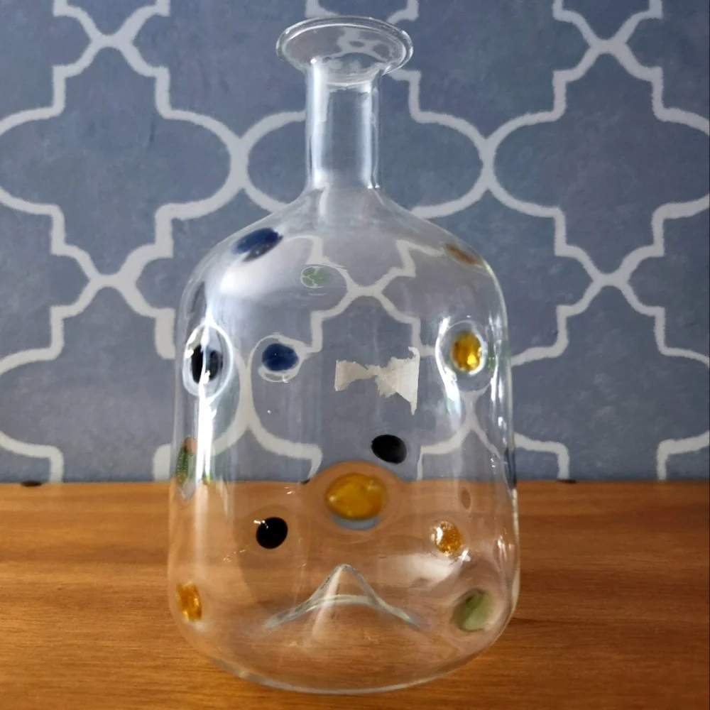 Colorful Glass Bud Vase